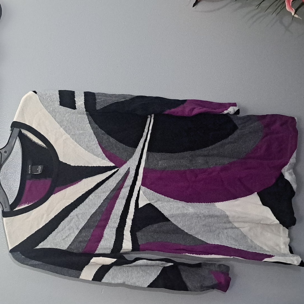 Alfani Cotton Sweater Dress Size Small  PTP:19:-23.5" Length:31"